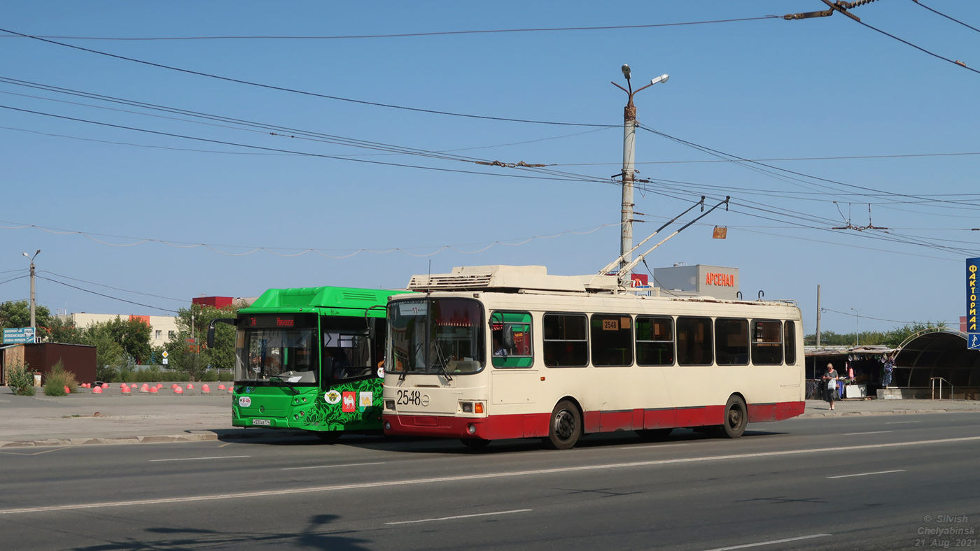 Chelyabinsk, LiAZ-5280 (VZTM) Br. 2548
