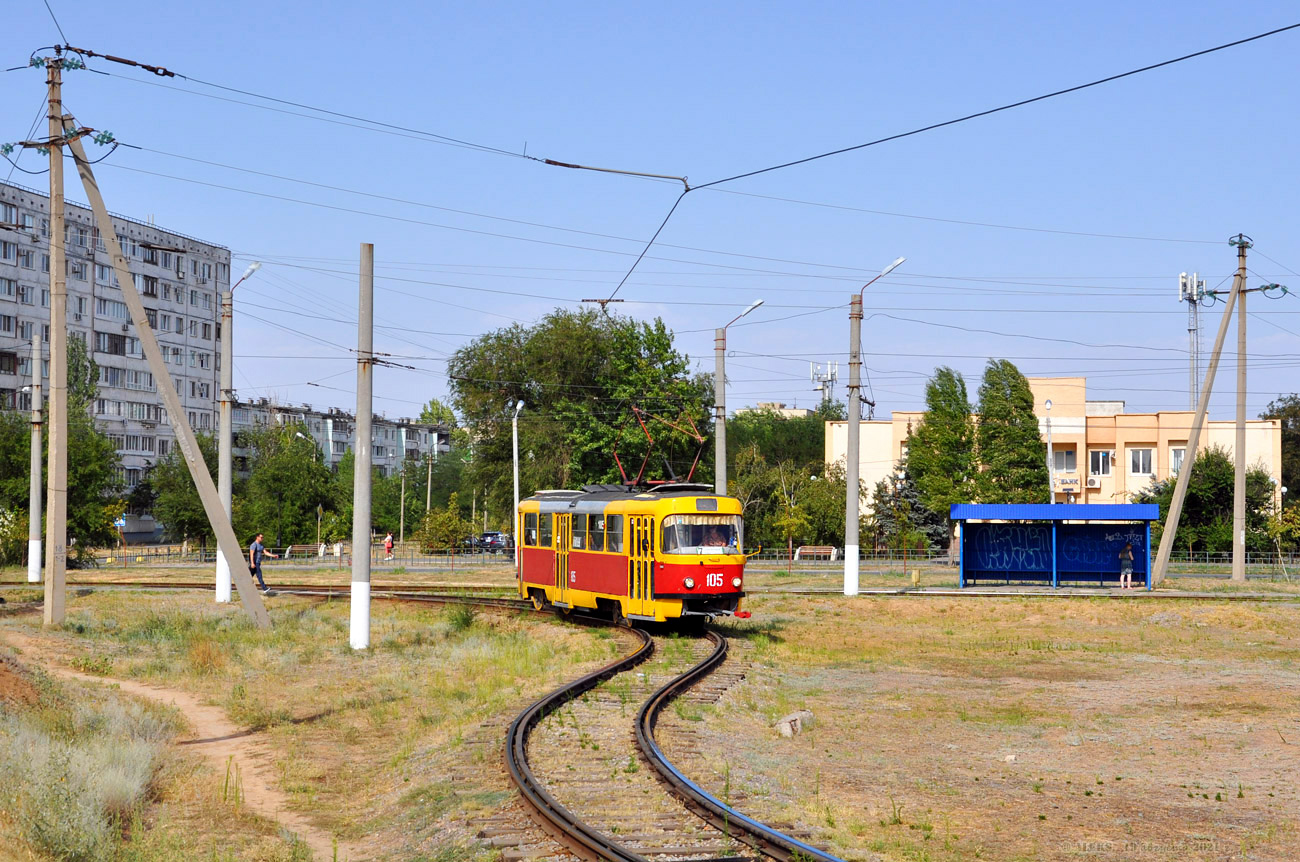 Волжский, Tatra T3SU № 105