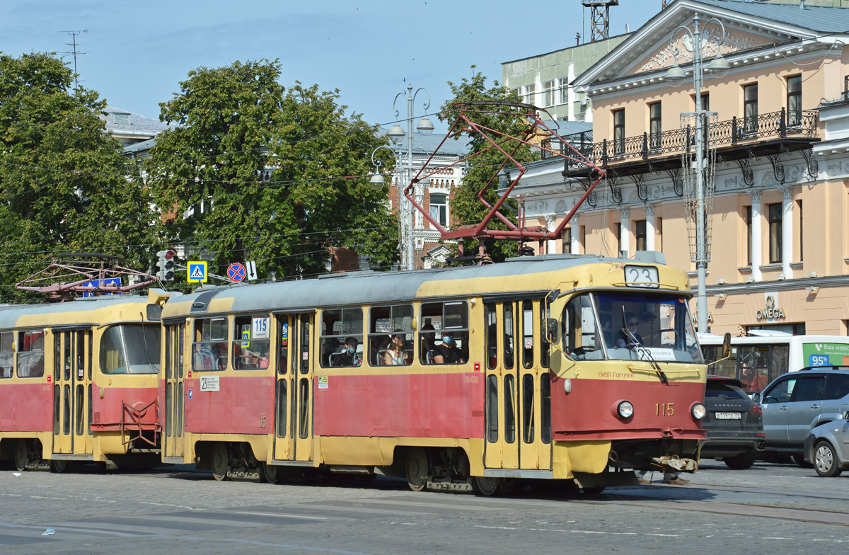 Екатеринбург, Tatra T3SU (двухдверная) № 115