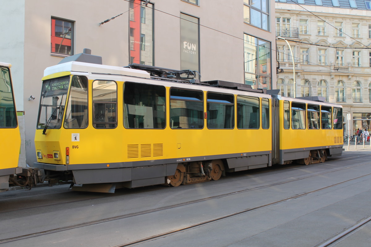 Берлин, Tatra KT4DM № 6036