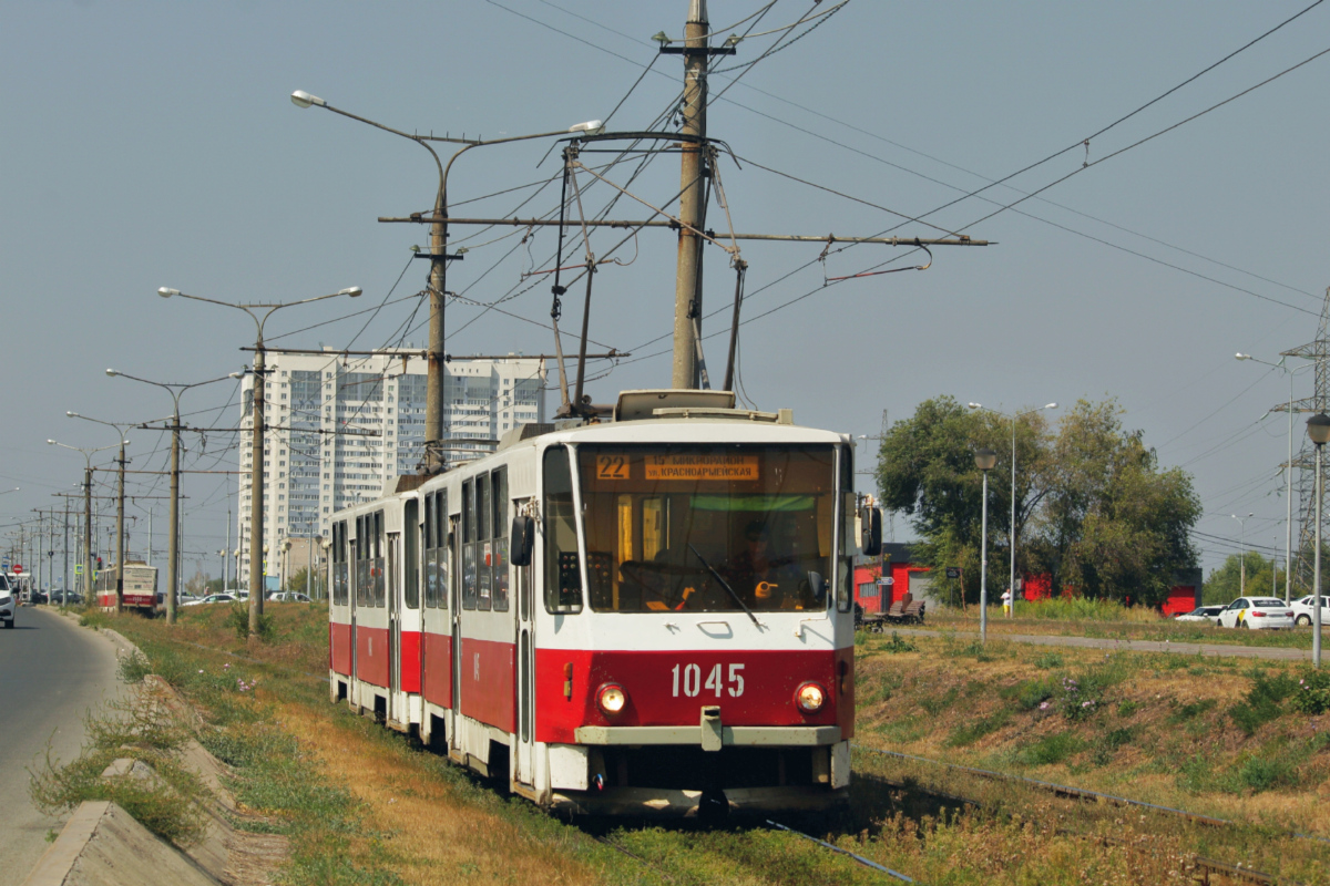 Самара, Tatra T6B5SU № 1045
