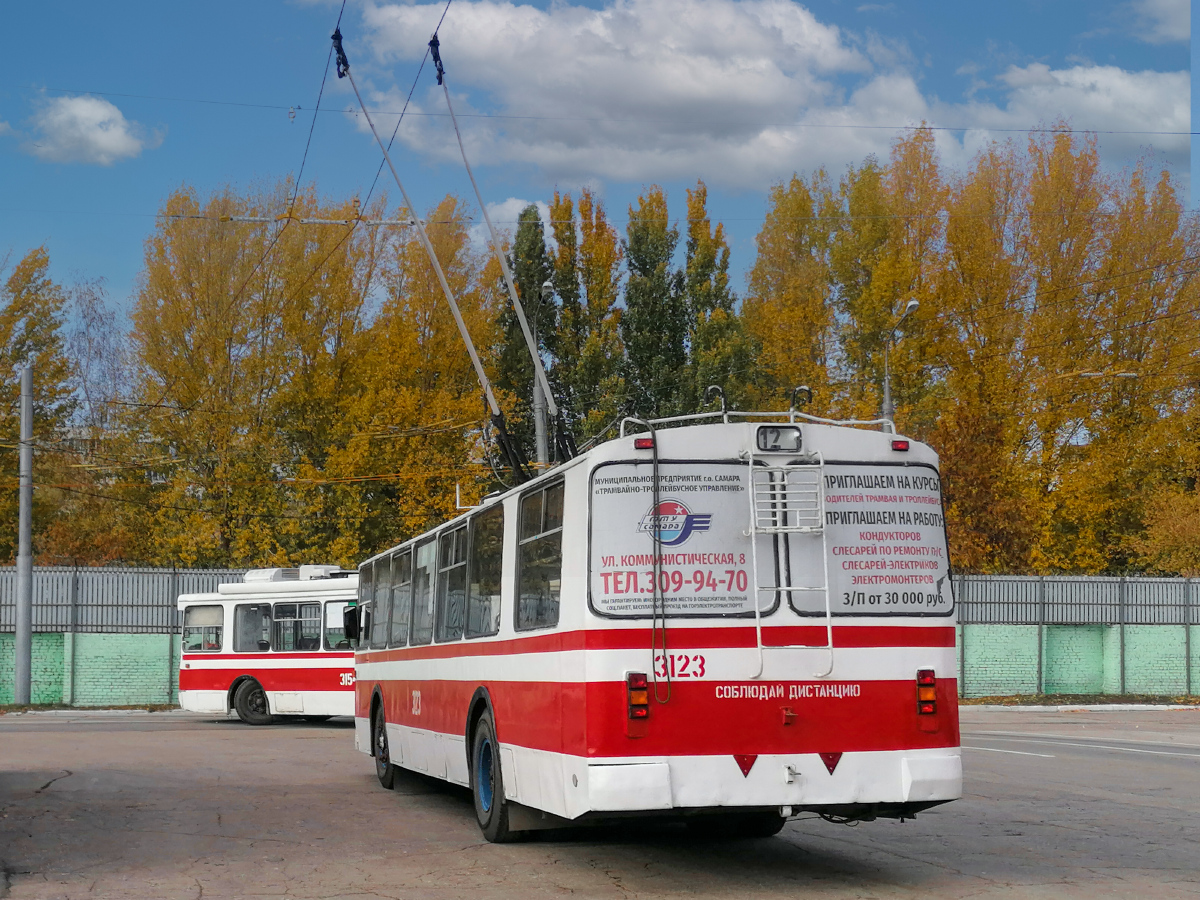 Samara, ZiU-682V-012 [V0A] Nr. 3123; Samara — Trolleybus depot # 3