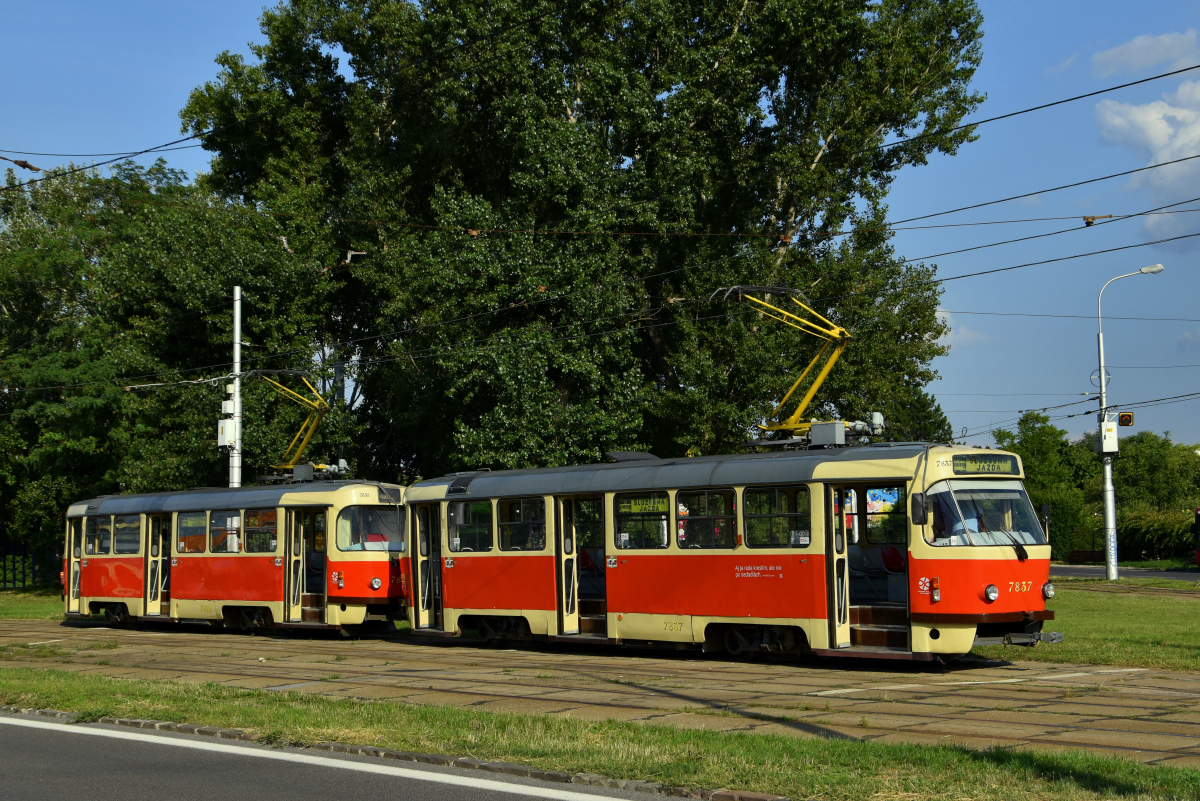Братислава, Tatra T3G № 7837; Братислава, Tatra T3G № 7838 Братислава, Tatra T3G № 7837; Братислава, Tatra T3G № 7838