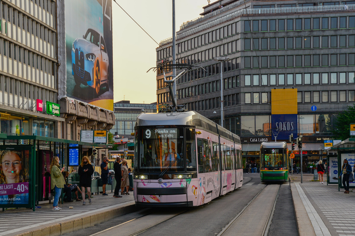 Хельсинки — Эспоо, Škoda ForCity Smart Artic MLNRV3 № 404