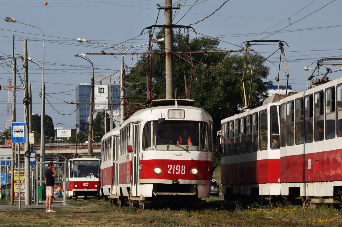 Самара, Tatra T3SU (двухдверная) № 2198