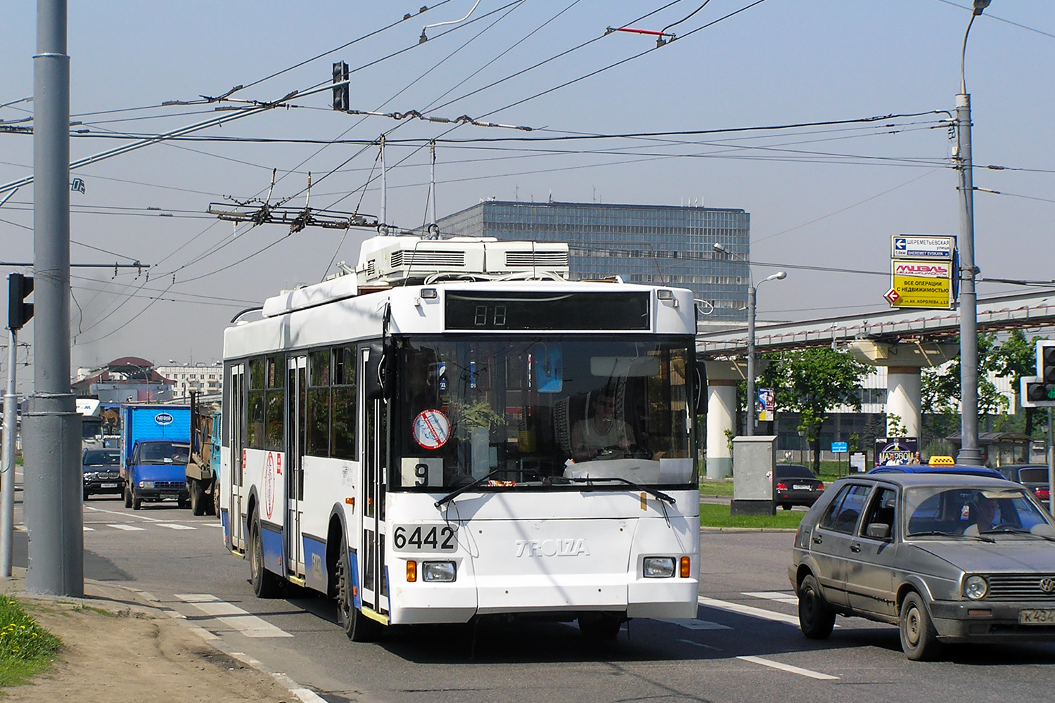 Москва, Тролза-5275.05 «Оптима» № 6442 Москва, Тролза-5275.05 «Оптима» № 6442