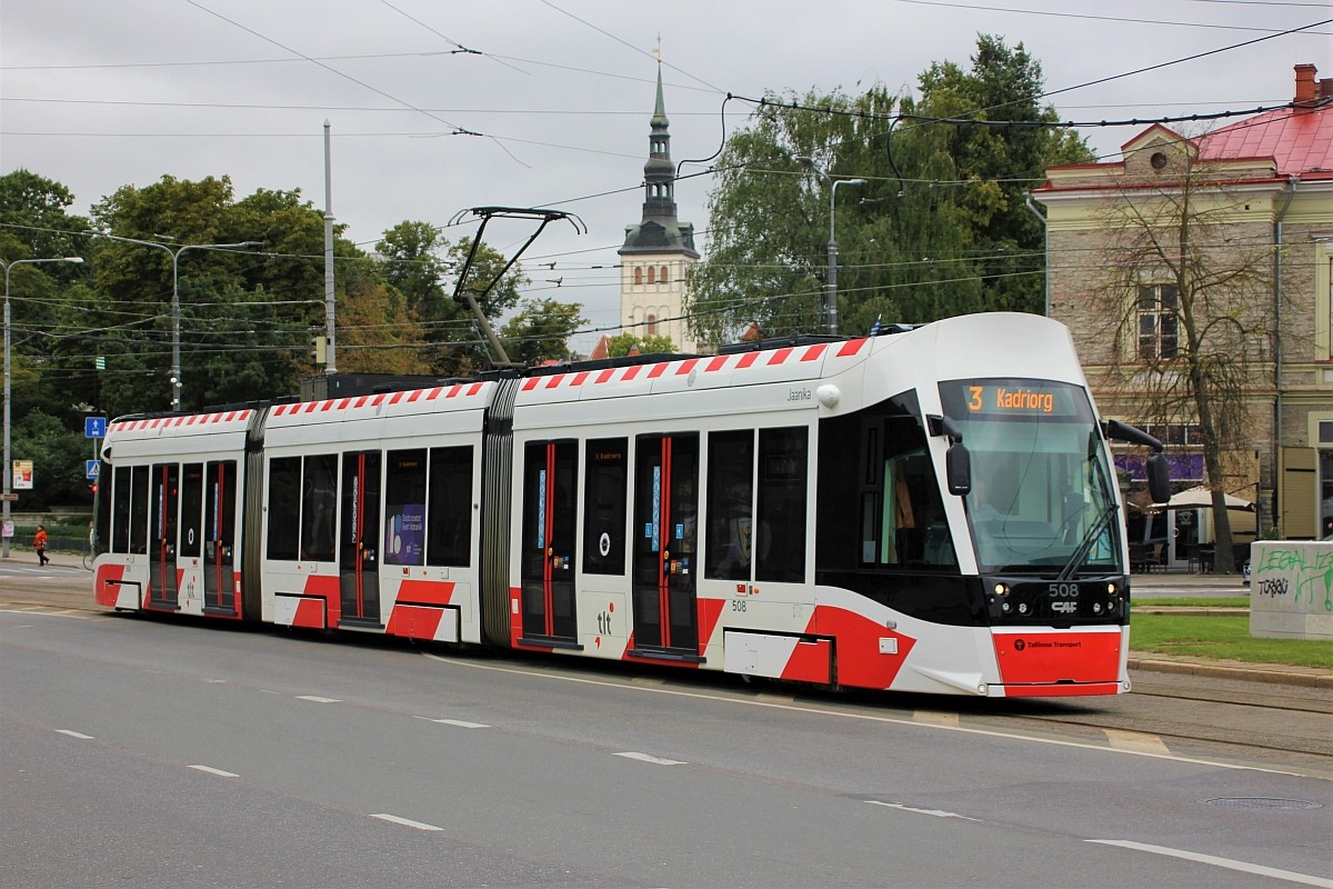 Tallinn, CAF Urbos AXL č. 508