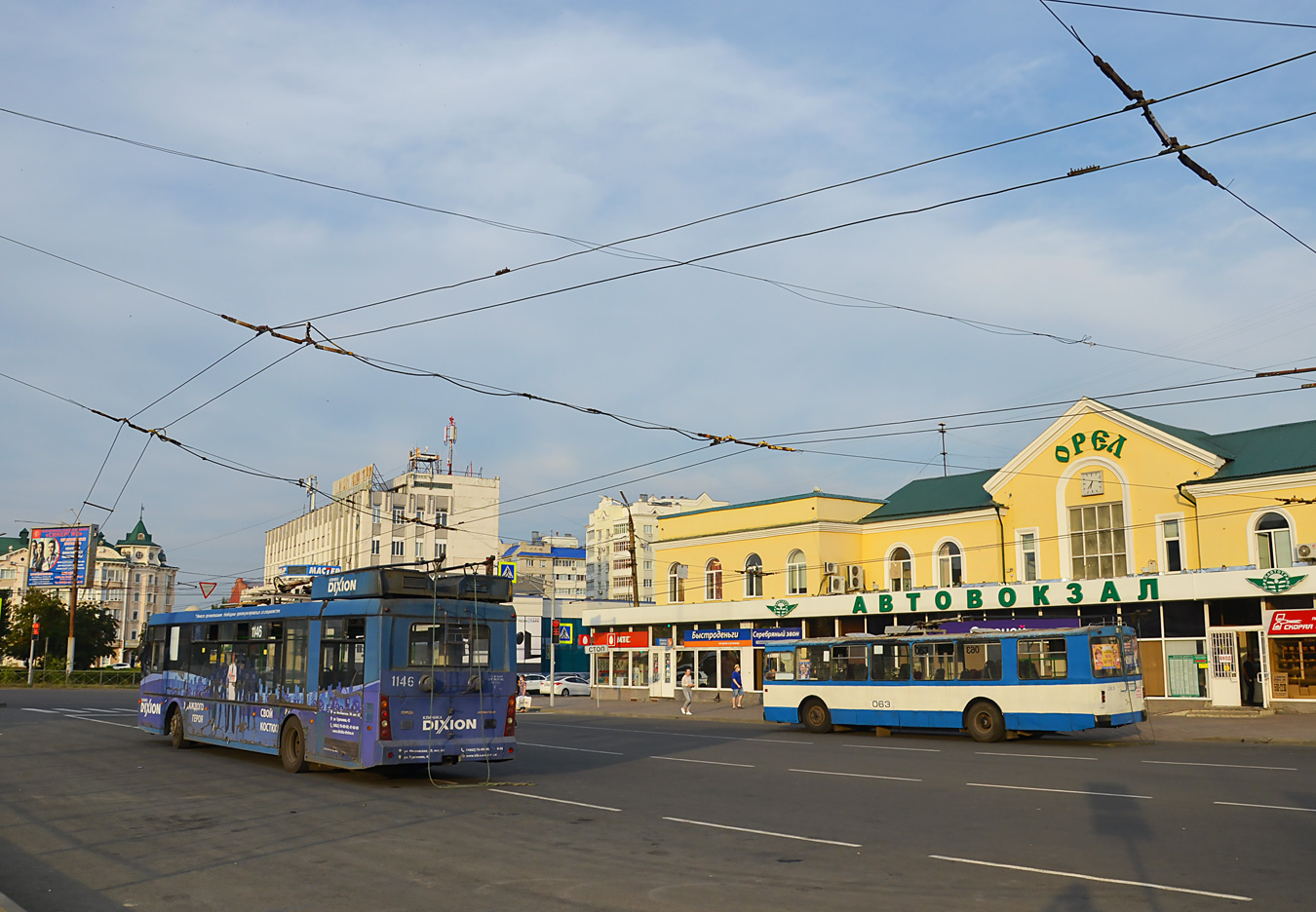 Орёл, Тролза-5265.00 «Мегаполис» № 1146; Орёл, ЗиУ-682Г-016  [Г0М] № 063