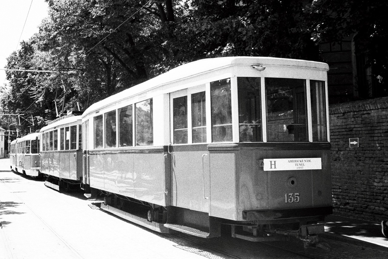 Bratislava, SGP-DPMB 2-axle trailer car № 135; Photomontage