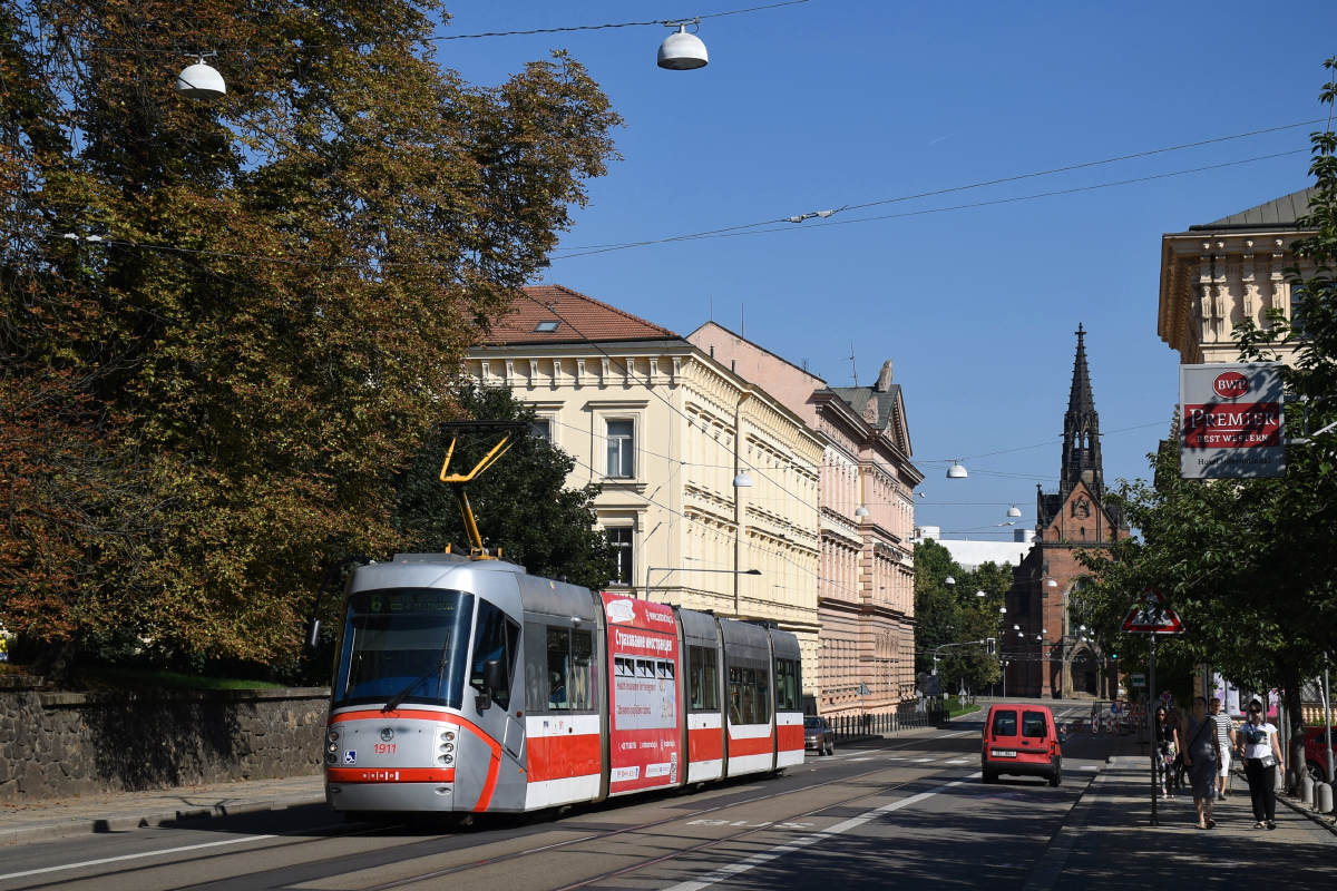 Брно, Škoda 13T Elektra № 1911