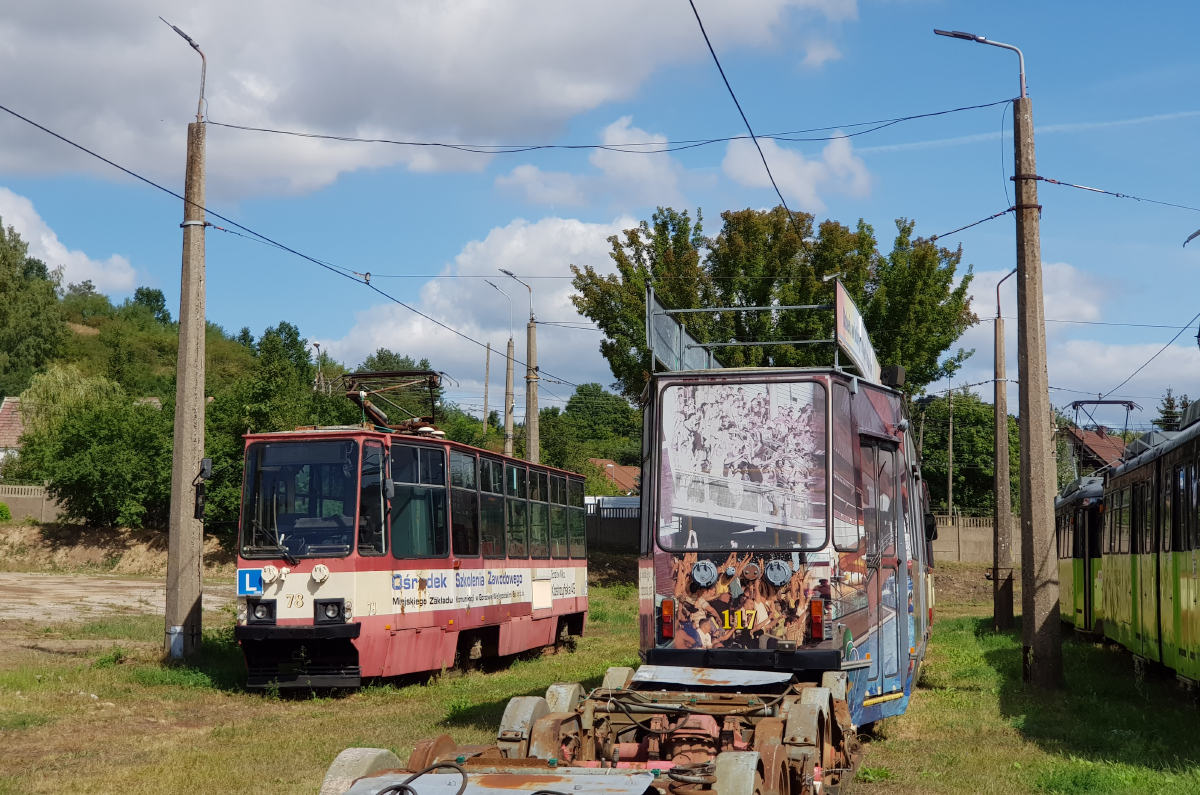 Гожув-Велькопольский, Konstal 105N № 78; Гожув-Велькопольский, Konstal 105Na № 117