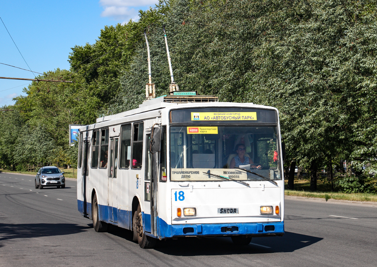 Великий Новгород, Škoda 14TrM (ВМЗ) № 18