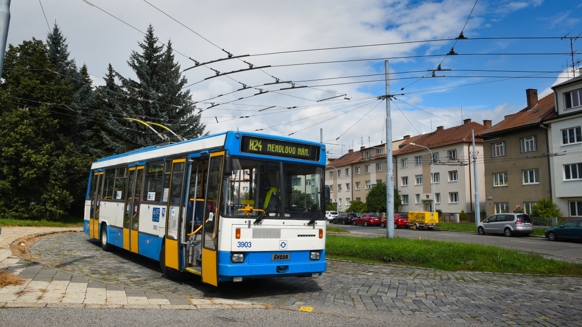 Brno, Škoda 17Tr # 3903; Brno — 60 Years of TMB in Brno
