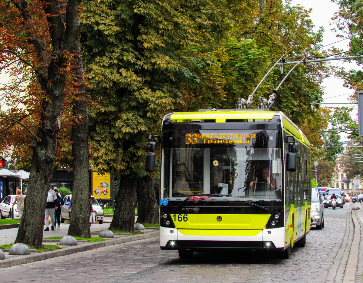 Львов, Electron T19102 № 166