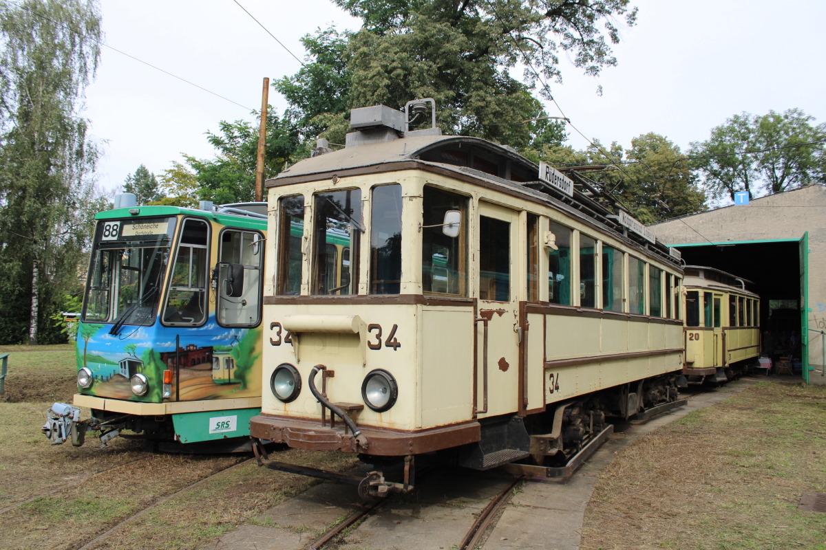Schöneiche – Rüdersdorf, Lindner/AEG 4-axle motor car # 34 Schöneiche – Rüdersdorf, Lindner/AEG 4-axle motor car # 34