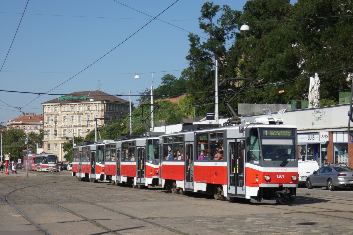 Брно, Tatra T6A5 № 1201
