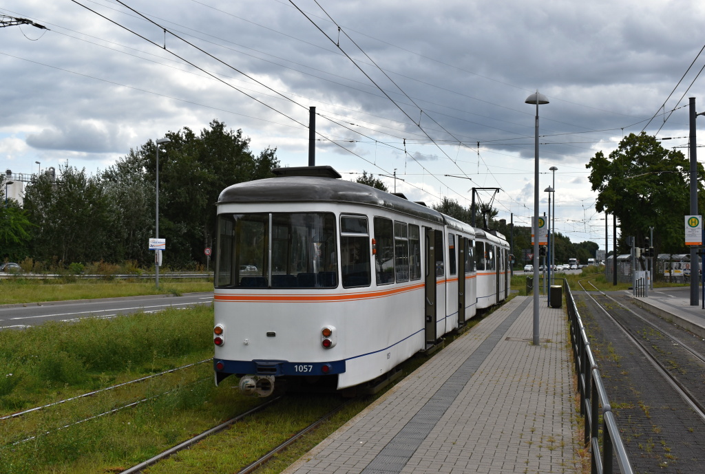 Рейн-Неккар, Duewag EB6 № 1057; Рейн-Неккар, Duewag ET6 № 1017