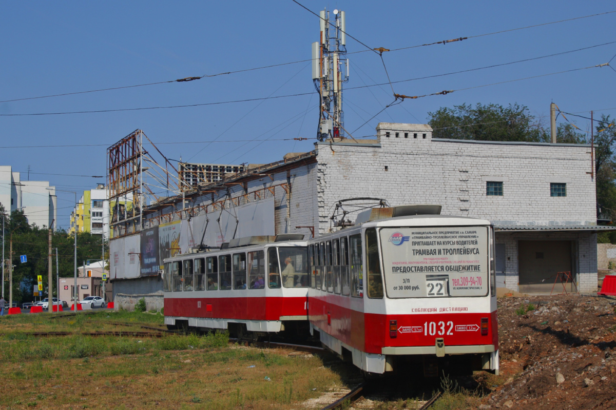Самара, Tatra T6B5SU № 1032; Самара — Конечные станции и кольца (трамвай)