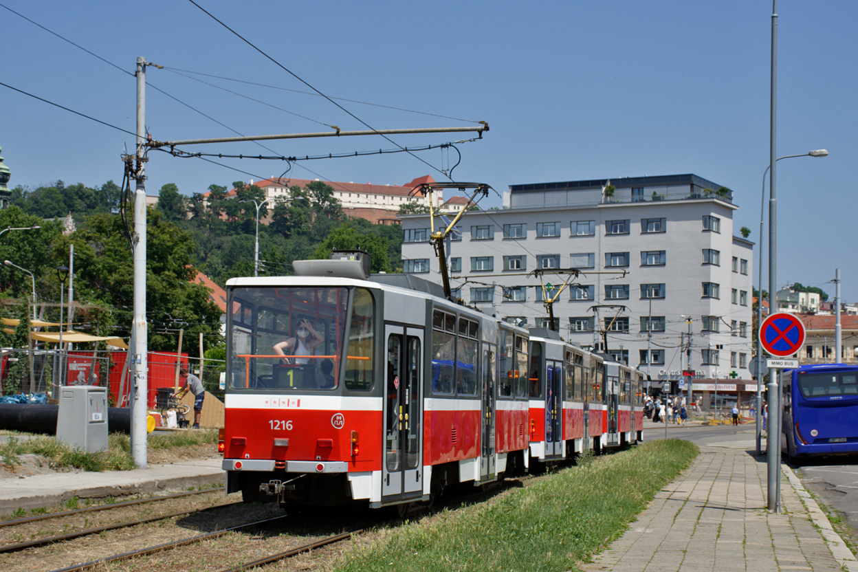 Брно, Tatra T6A5 № 1216