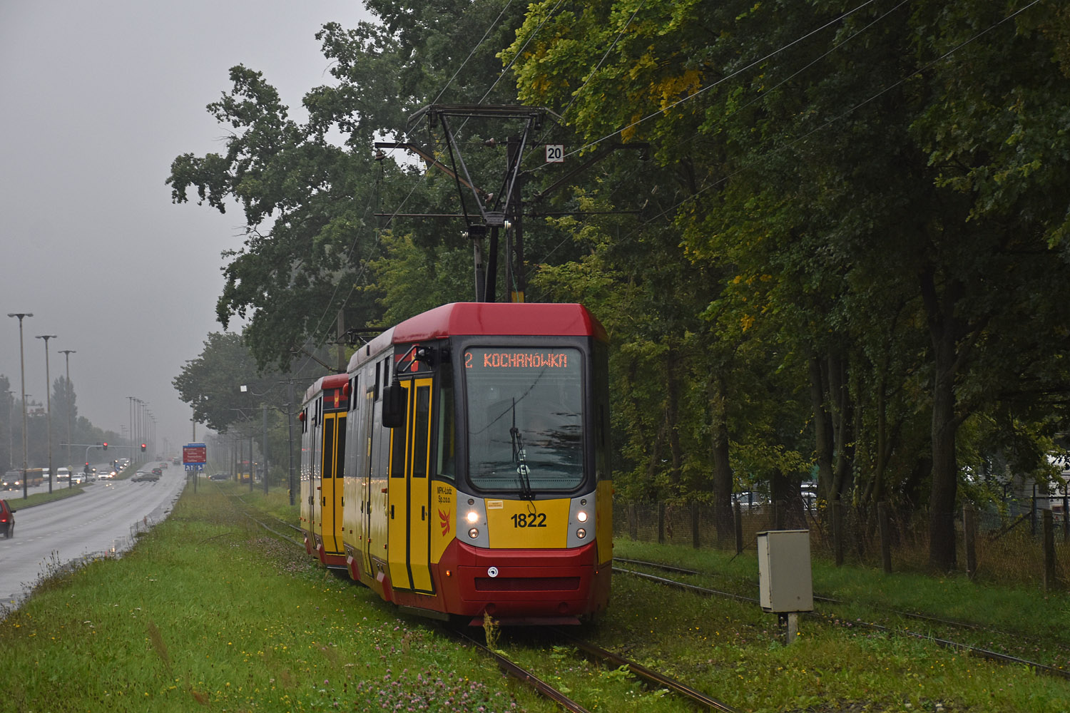 Łódź, Konstal/MPK 805N-M14 № 1822