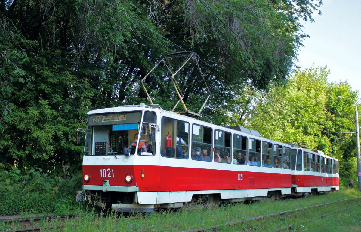Самара, Tatra T6B5SU № 1021
