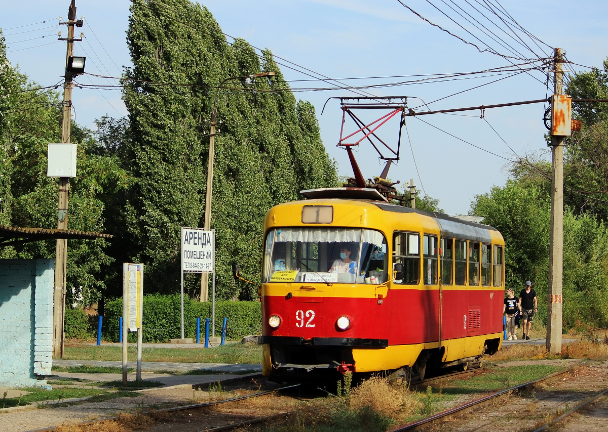 Волжский, Tatra T3SU № 92