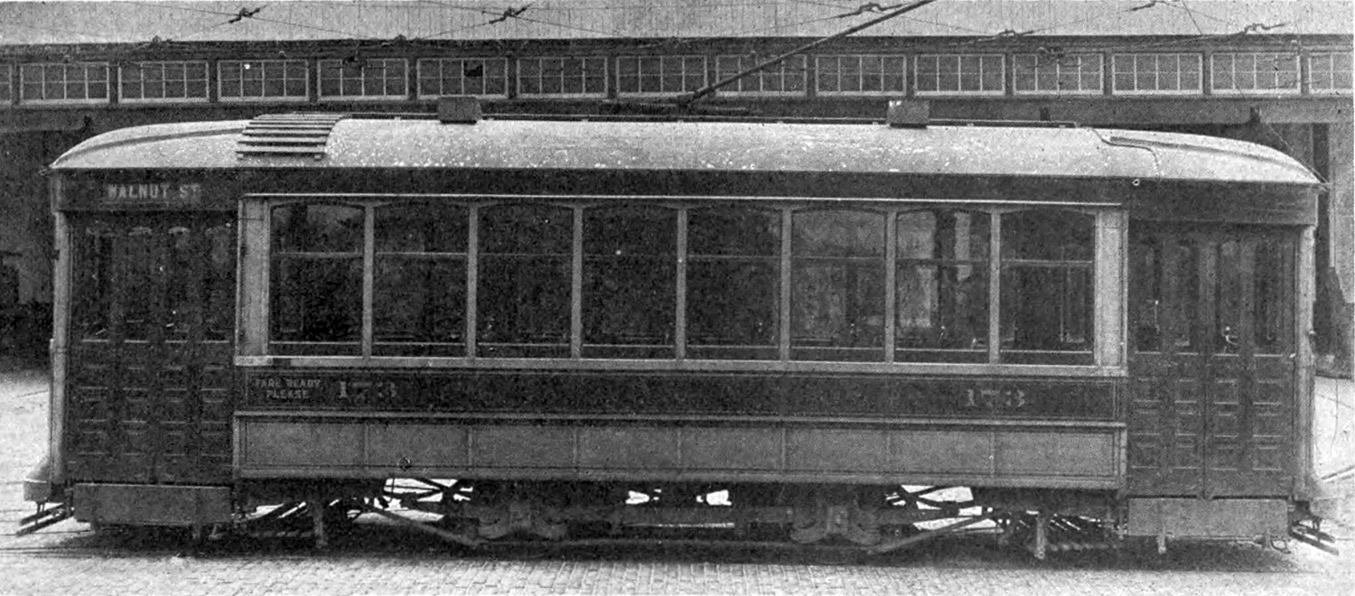 Аллентаун, Двухосный моторный Brill № 173