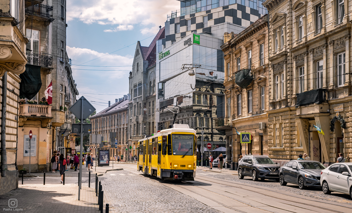 Львов, Tatra KT4DM № 1199