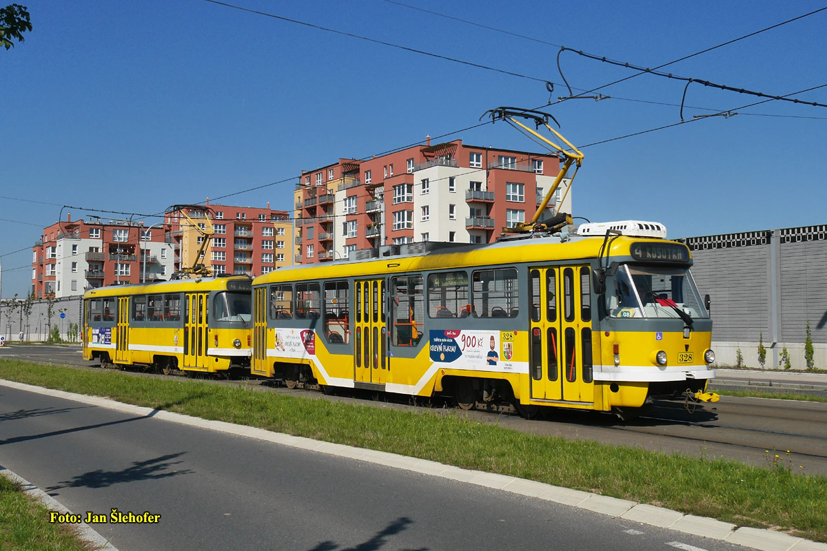 Plzeň, Tatra T3R.PLF č. 328; Plzeň, Tatra T3R.P č. 248