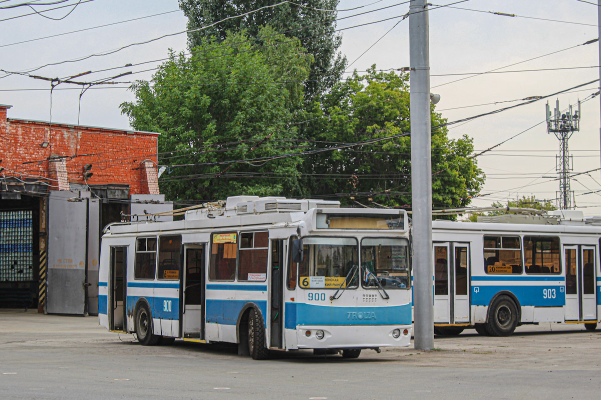Самара, ЗиУ-682Г-016.03 № 900; Самара — Троллейбусное депо № 1