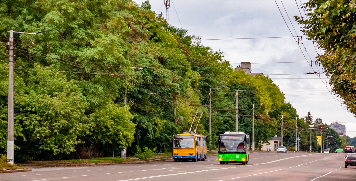 Житомир — Трамвайные и троллейбусные линии и инфраструктура