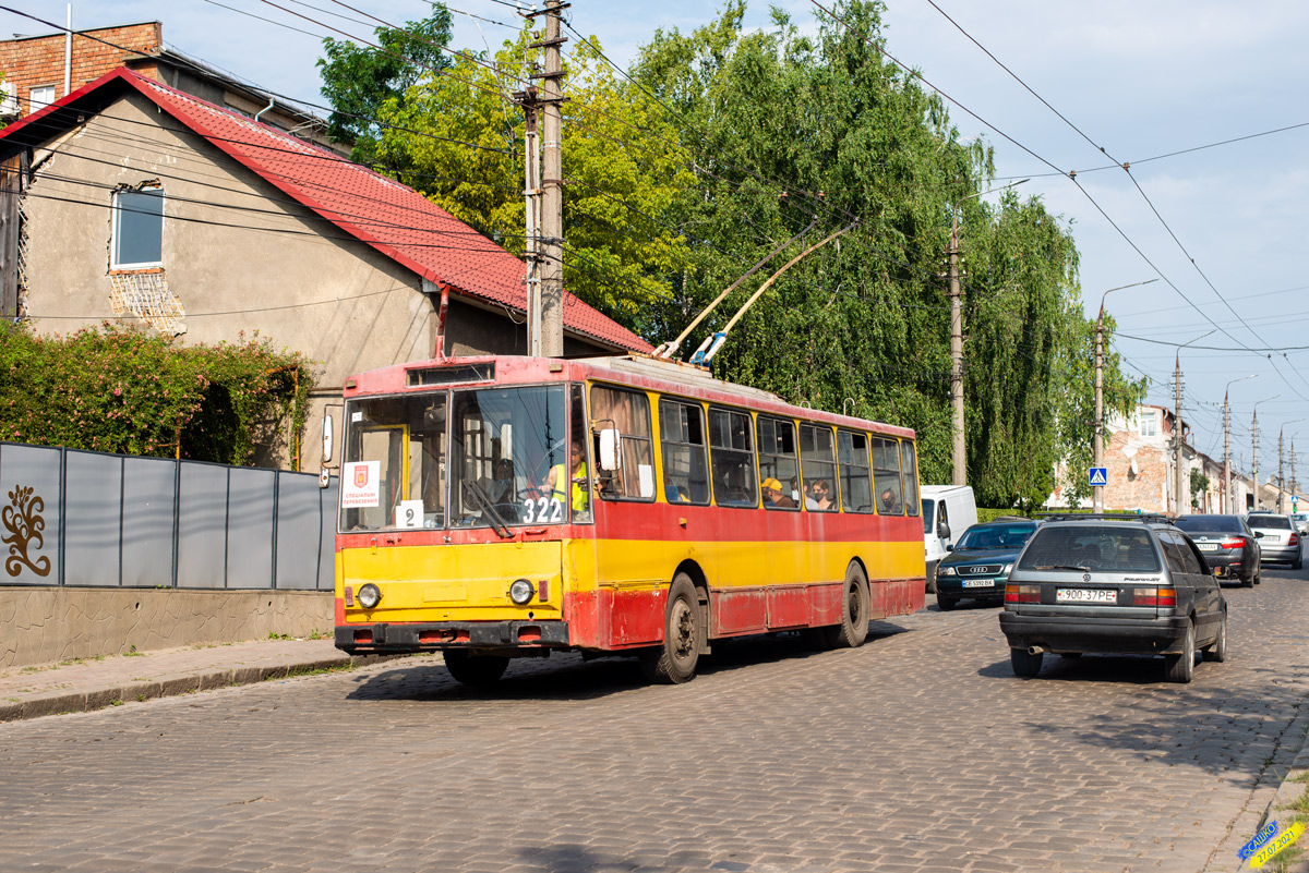 Чернівці, Škoda 14Tr89/6 № 322
