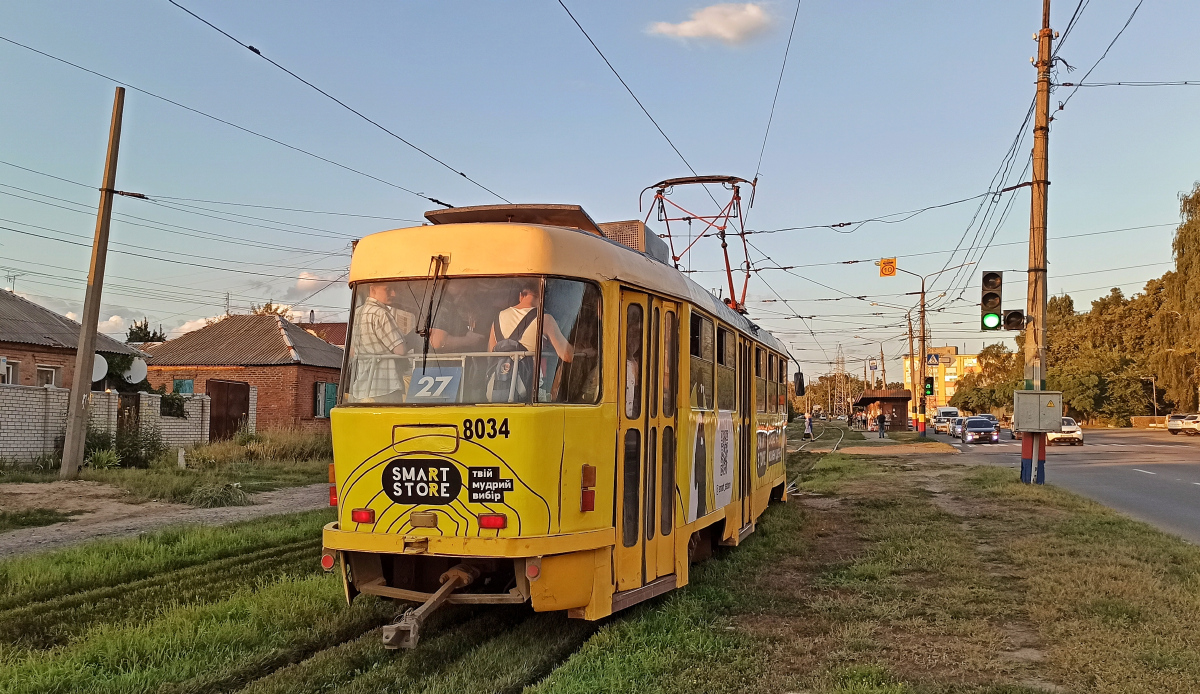 Harkiva, Tatra T3M № 8034 Harkiva, Tatra T3M № 8034