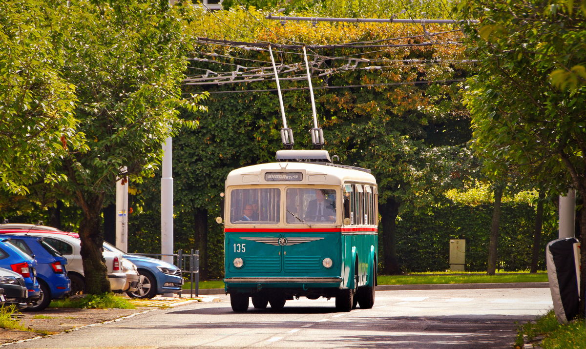 Brno, Škoda 6Tr2 # 135; Brno — 60 Years of TMB in Brno
