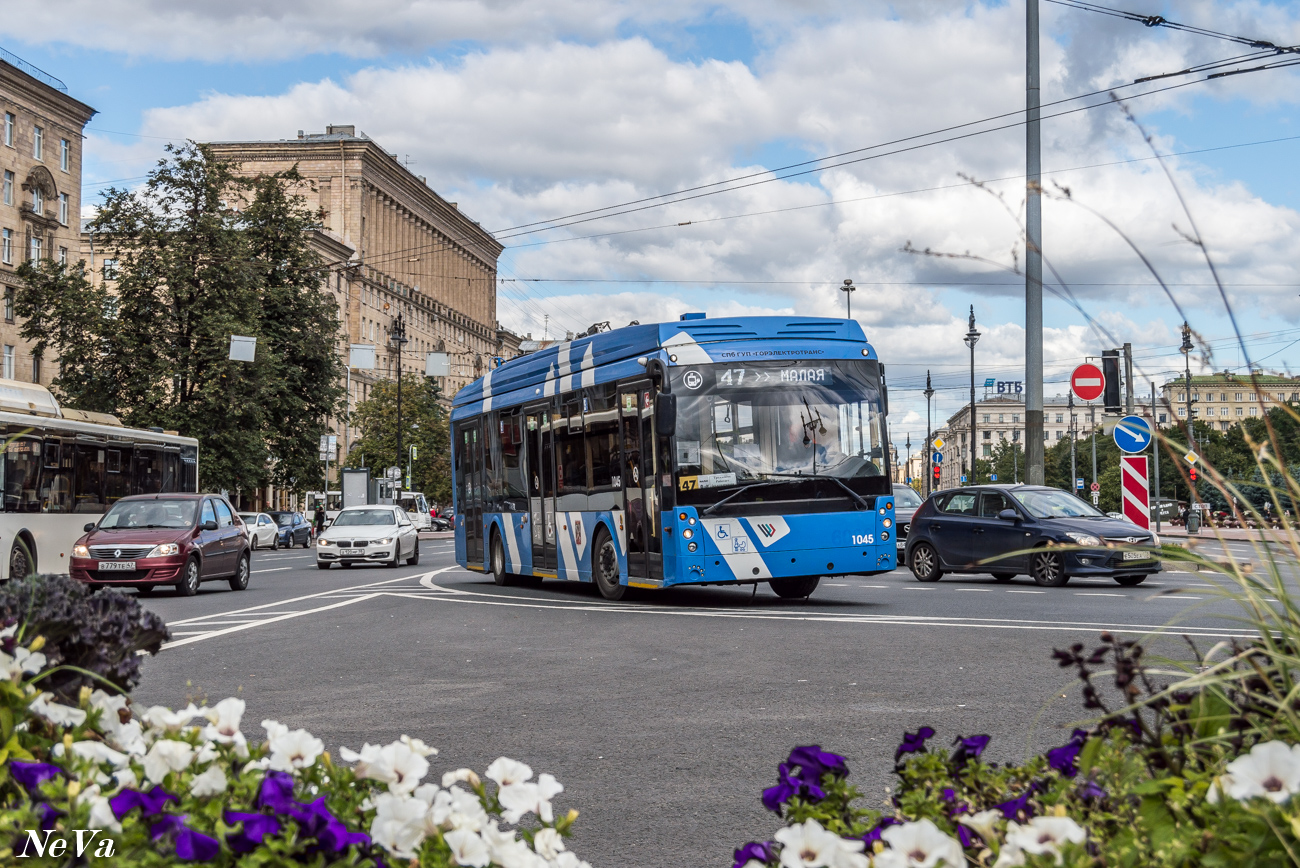 Sankt Petersburg, Trolza-5265.08 “Megapolis” Nr. 1045; Sankt Petersburg — Miscellaneous photos