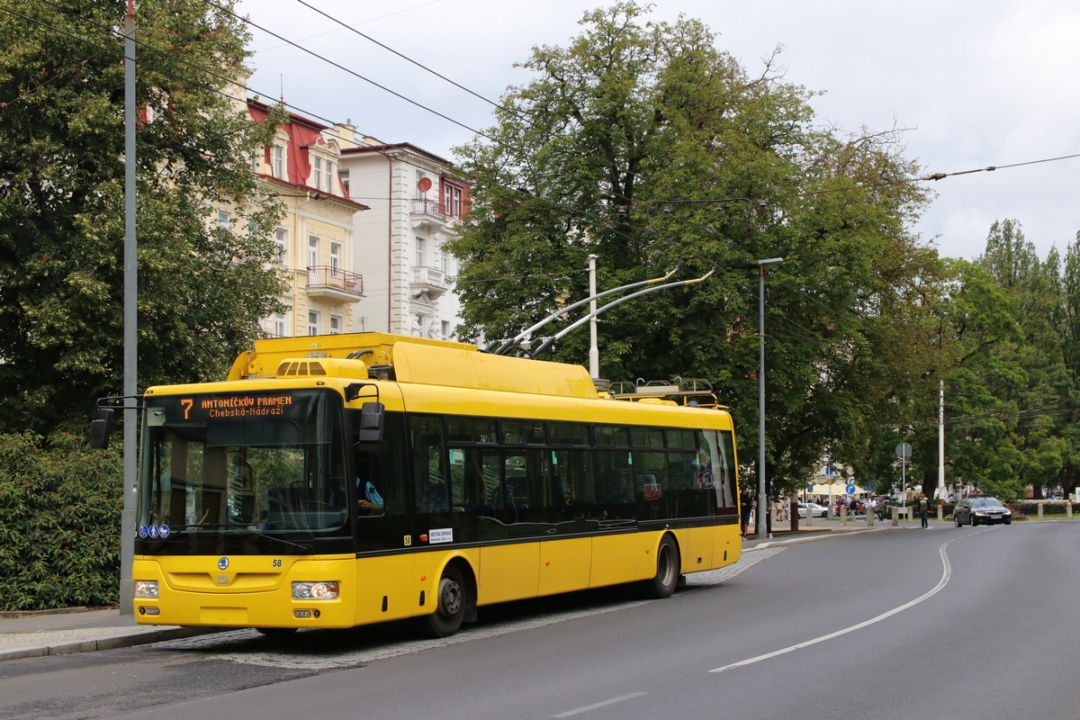 Марианске-Лазне, Škoda 30Tr SOR № 58