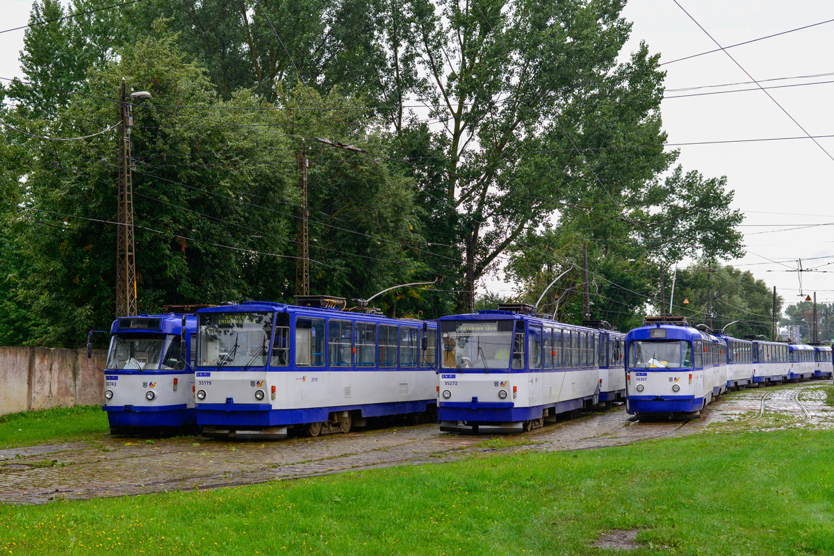 Рига, Tatra T3MR (T6B5-R) № 35272; Рига, Tatra T3A № 30307
