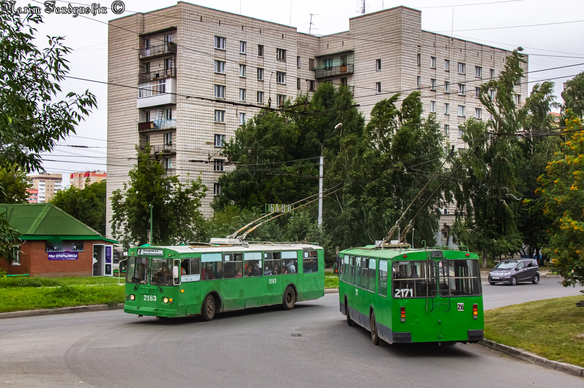 Новосибирск, ЗиУ-682Г-012 [Г0А] № 2183; Новосибирск, ЗиУ-682Г-012 [Г0А] № 2171