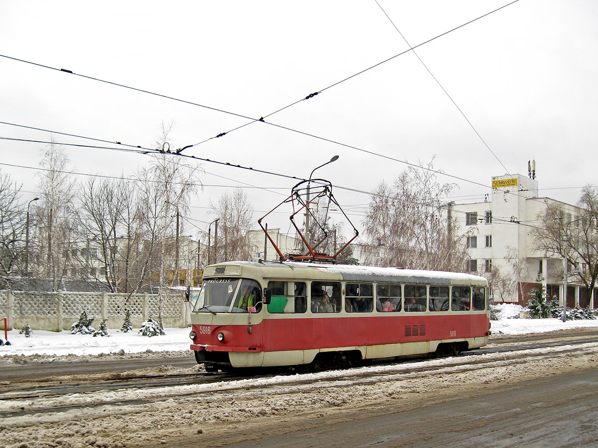 Киев, Tatra T3P № 5916