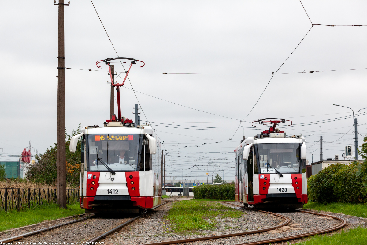 Sankt-Peterburg, 71-153 (LM-2008) № 1412; Sankt-Peterburg, 71-153 (LM-2008) № 1428