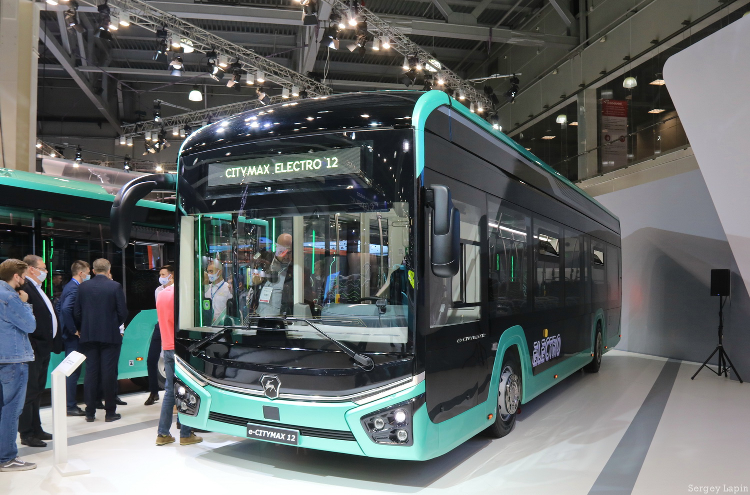 Ликино-Дулёво, LiAZ e-Citymax 12 № e-Citymax 12; Москва — Международная выставка "Комтранс 2021"