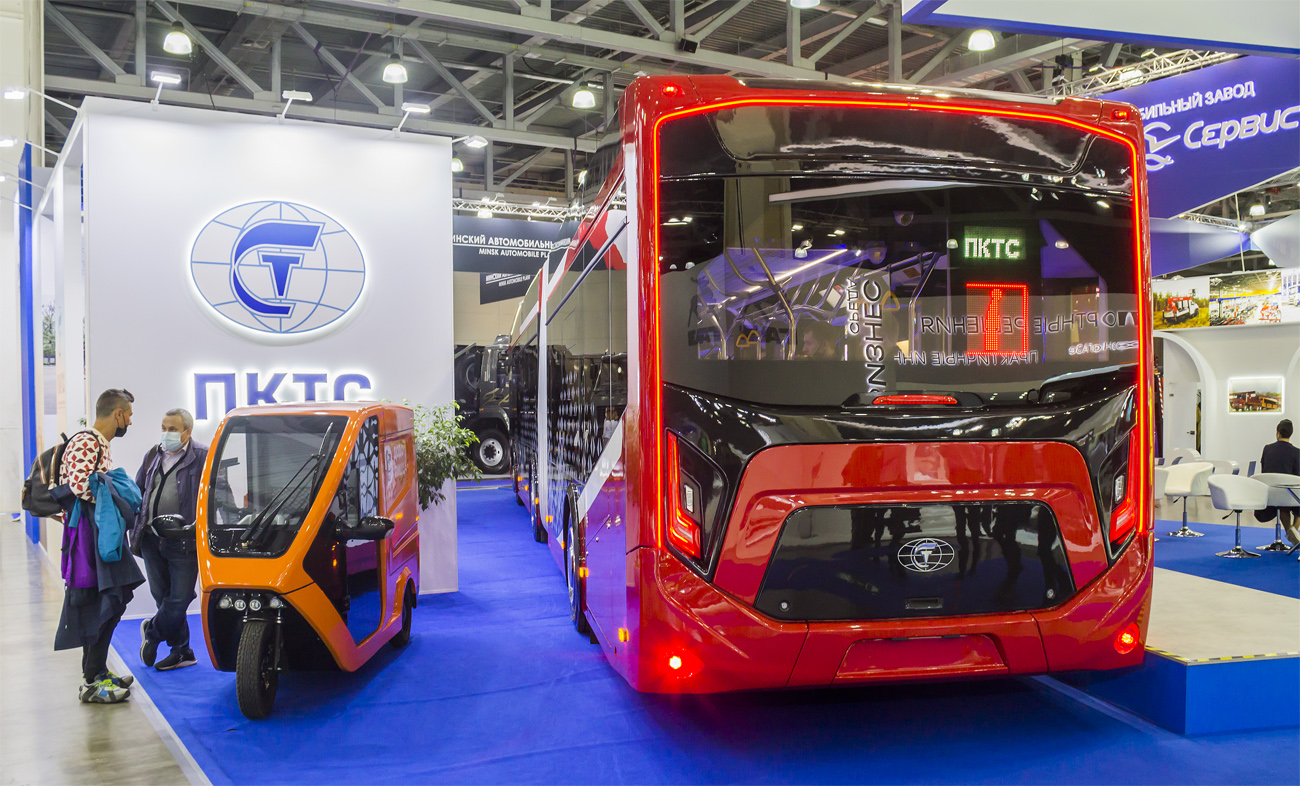 Engels, PKTS-6245 "Pioneer" Nr. Б/н; Moskau — Electrobuses without numbers; Moskau — International exhibition Comtrans 2021
