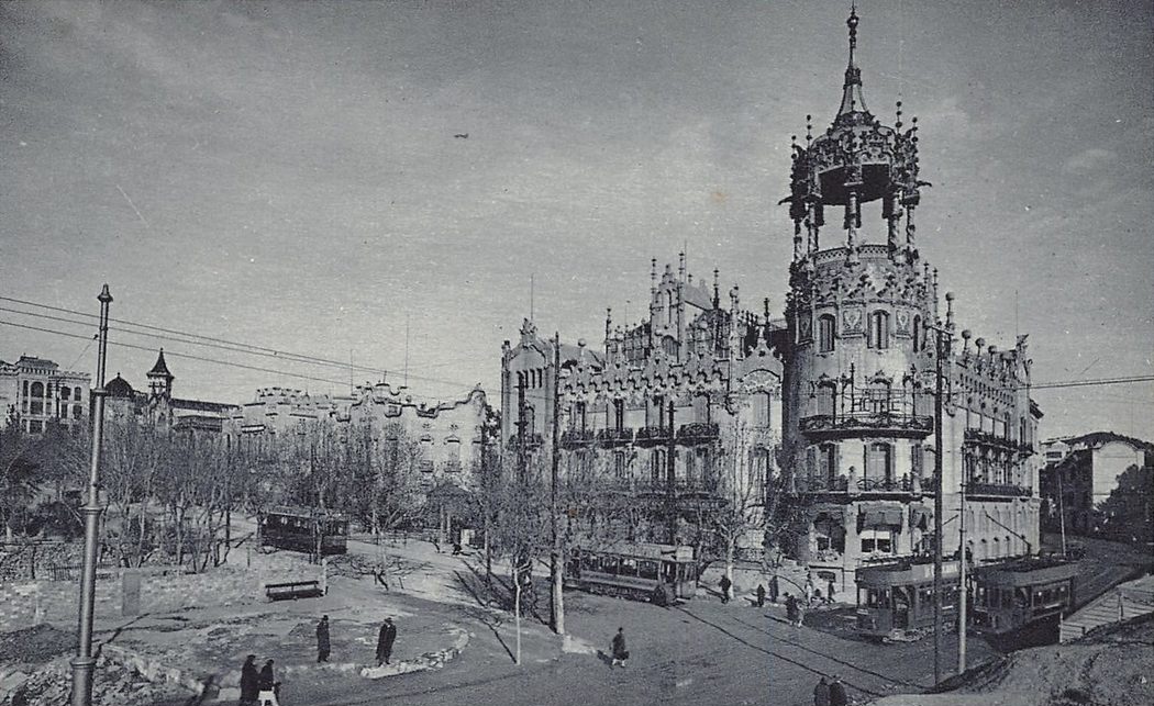 Барселона — Исторические фотографии; Барселона — Линии и инфраструктура трамвая