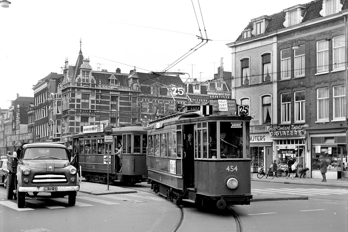 Амстердам, Двухосный моторный Beijnes № 454; Амстердам — Старые фотографии