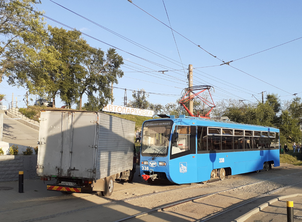 Владивосток, 71-619К № 338; Владивосток — Происшествия