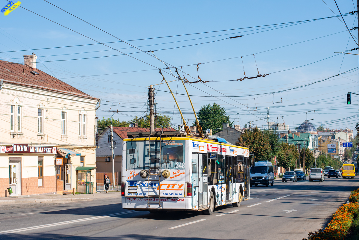 Черновцы, ЛАЗ E183D1 № 348
