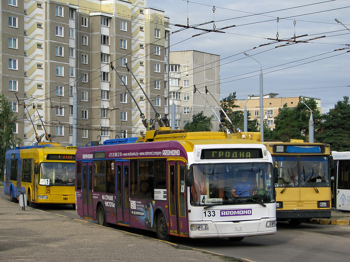 Гродно, БКМ 32102 № 133; Гродно — Конечные пункты и разворотные кольца