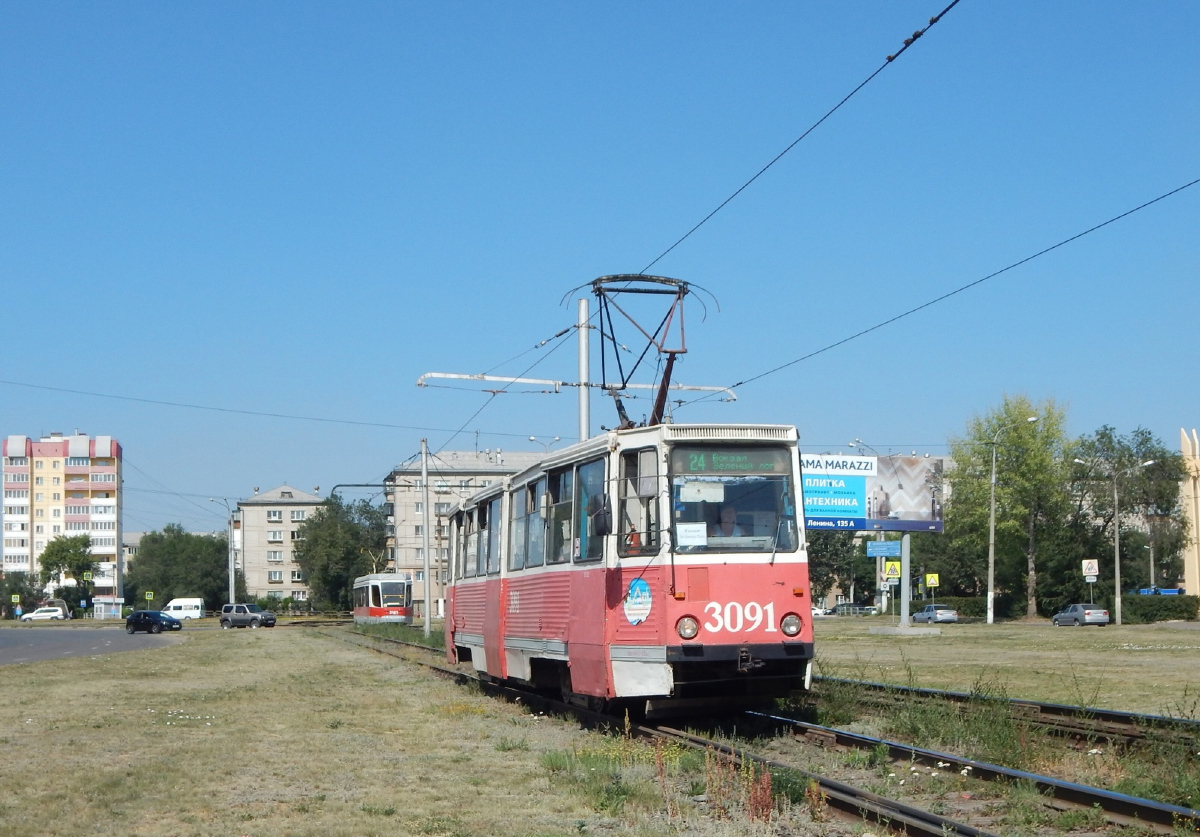 Магнитогорск, 71-605 (КТМ-5М3) № 3091 Магнитогорск, 71-605 (КТМ-5М3) № 3091
