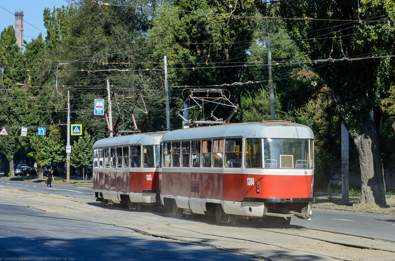 Днепр, Tatra T3R.P № 1384