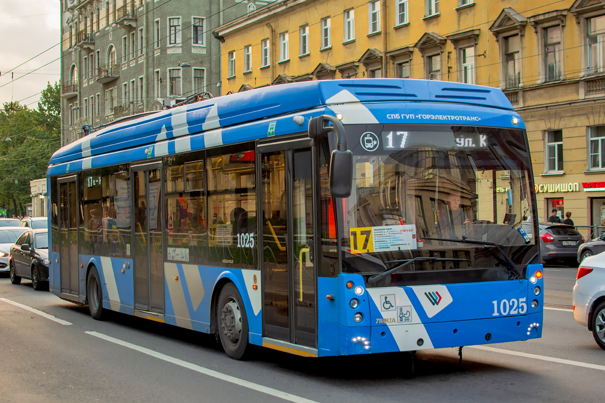 Санкт-Петербург, Тролза-5265.08 «Мегаполис» № 1025